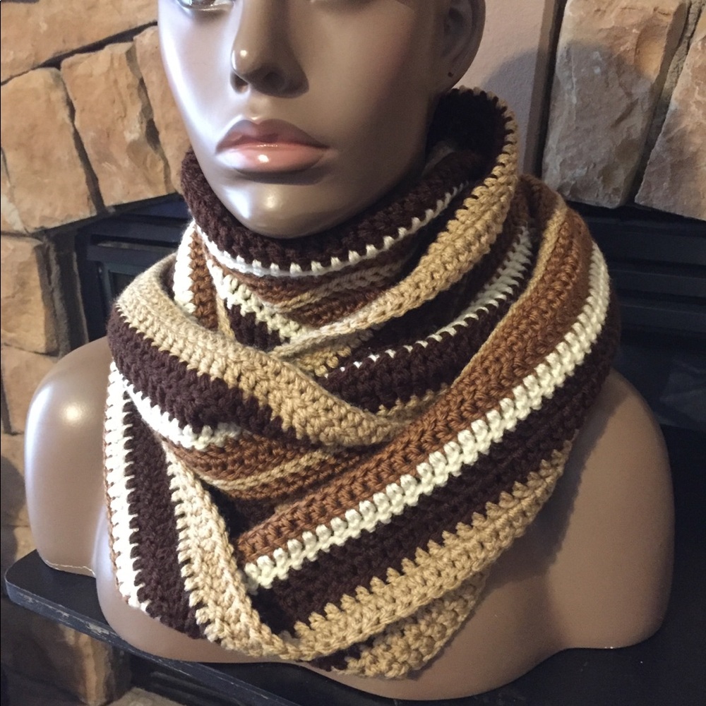 Large Scarf/wrap handmade Unisex